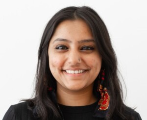 Roshan is an Indian female wearing a black shirt.