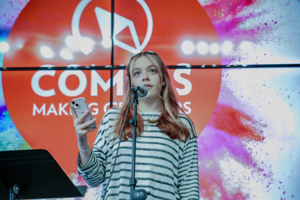 Performer at the 2026 Youth Spoken Word Showcase